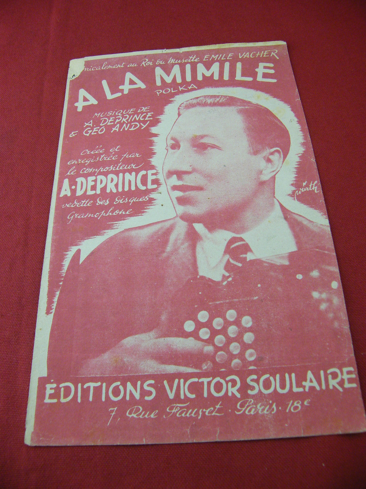 Partition A La Mimile A Deprince Géo Andy