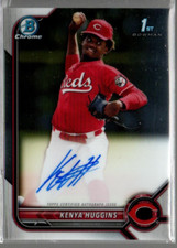 2022 Bowman Chrome Draft Autographs #CDAKH Kenya Huggins Auto