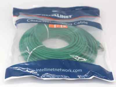 Intellinet Cat6 Patch Cable S/FTP 30M LSZH Green RJ-45 Stecker Netzwerkkabel 30M