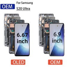 Small OLED For Samsung Galaxy S20 Ultra Display LCD Touch Screen Replacement