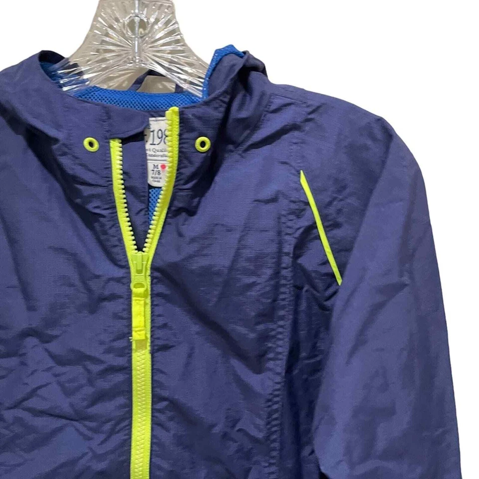 Chaqueta cortavientos The Children's Place azul marino niños talla mediana 7/8 Foto 4 de 4