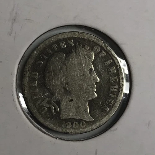 Photo of a 1900-O Barber Dime from an eBay listing that sold on Jul 20, 2026