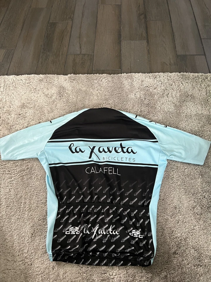GSG Cycling Jersey Men's Italy Short Sleeve Shirt, size M, La Xaveta, Calafell - Image 3 of 4
