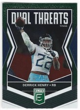 DERRICK HENRY 2019 ELITE DUAL THREATS GREEN TITANS ALABAMA CRIMSON TIDE S3