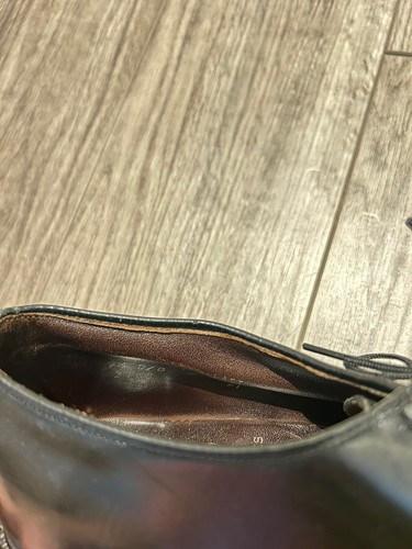 Hanover Shepphard Signature Shell Cordovan PTB Plain Toe Blucher Shoes 9.5 B D - Picture 7 of 8