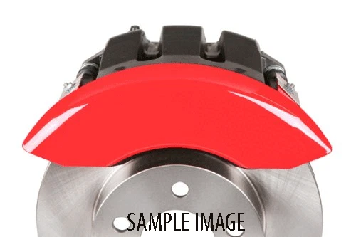 2023-2024 Chevy Colorado Front + Rear Red MGP Brake Disc Caliper Covers Bowtie - Image 4 of 4