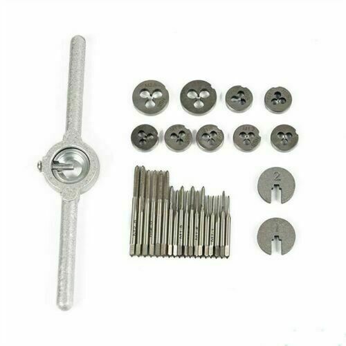 31pcs M1 to M2.5 Mini Metric HSS Tap and Die set Watchmaker Tool Steel Tools Kit - Picture 3 of 12
