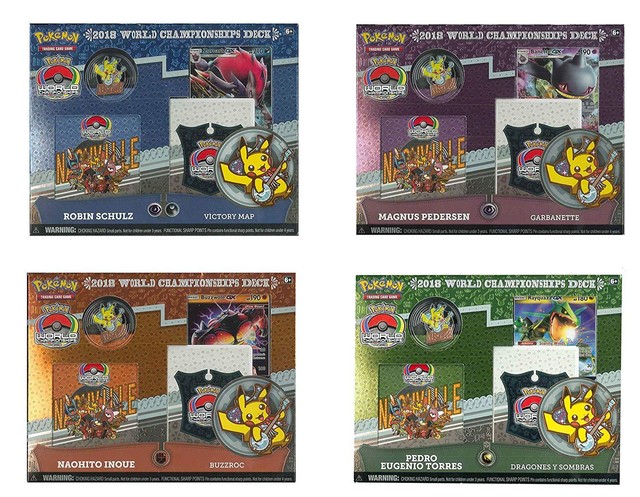 Pokemon TCG 2018 World Championships Deck Set of 4 for sale online | eBay Pokemon TCG 2018 World Championships Deck Set of 4 for sale online | eBay