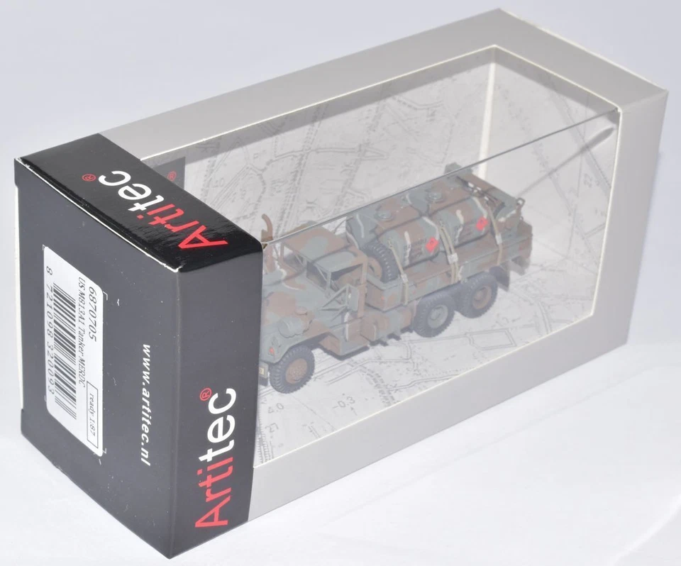 Artitec H0 1:87 6870705 US- Lkw M813 A1 mit Tankaufsatz Tanker MERDC NEU in OVP - Bild 4 von 4