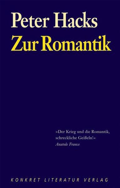 Thumbnail - Zur Romantik | Peter Hacks | Deutsch