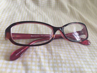 Juicy Couture Erin 01C0 Kiss My Couture Red Tortoise Eyeglasses Frames 130 Case