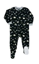 Carter's Space Aliens  Spaceships Print Fleece Footed Pajama Sleeper