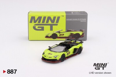 Mini GT 1:64 Lamborghini Aventador SVJ 63 Roadster Verde Shock