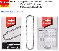 "Makita SäGekette 25 Cm / 3/8\" 1,1Mm 191H00-0 Passend FüR Duc 254"