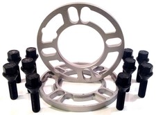 10mm spacers shims + 10 extended 35mm Black wheel bolts - Vauxhall