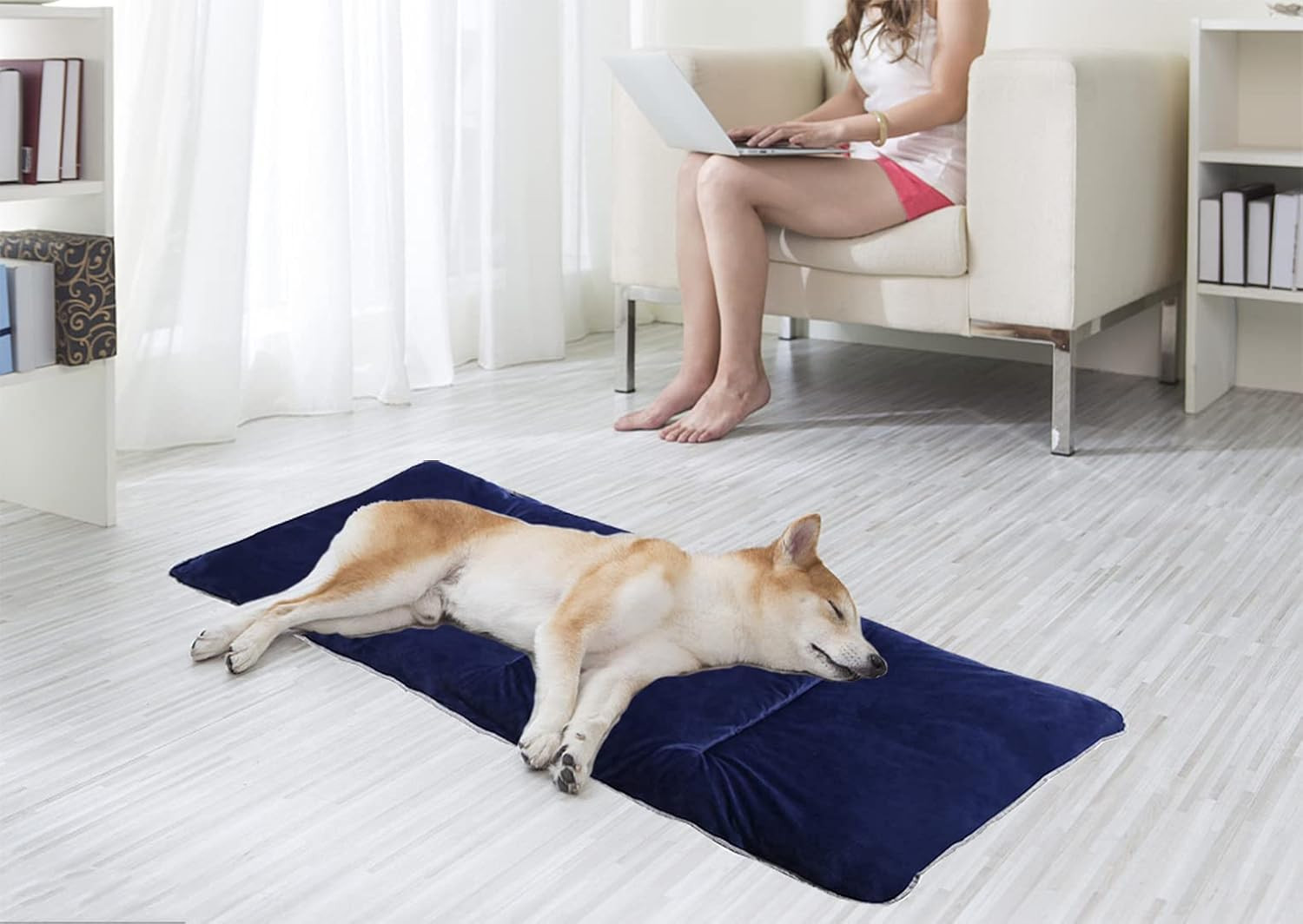 Colchoneta para dormir gruesa para acampar, microfibra soave y cómoda foto 6