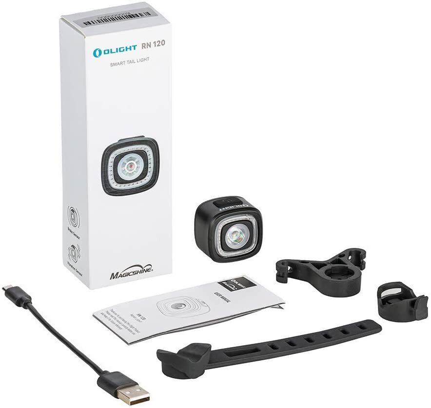 Olight RN120 Bike Tail Light 120 Lumens Rechargeable Bicycle Rear Light