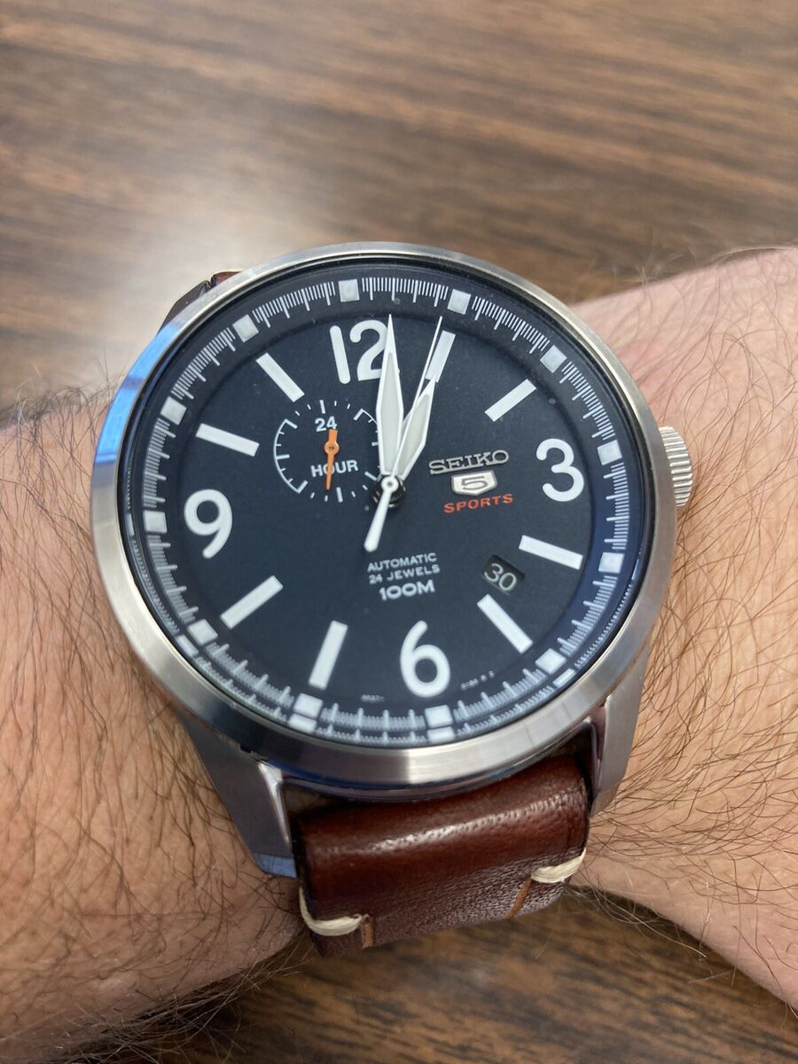 Seiko 5 SAA301 - 4R37A - 42mm - Handmade Muller & Son Seiko 5 SAA301 - 4R37A - 42mm - Handmade Muller & Son