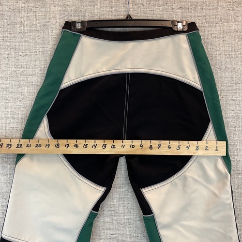 I AM GIA Electra Track Pants Sz Small Green Black Colorblock Parachute Motocross - Picture 9 of 10