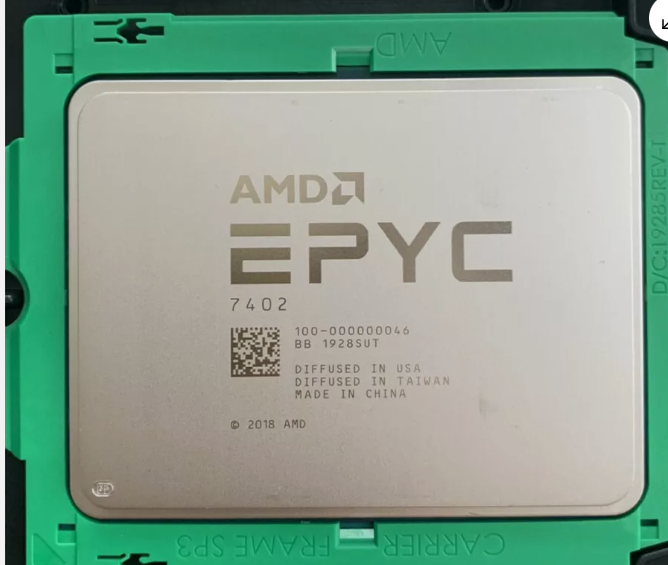AMD Epyc 7402 Server Processor (3.35 GHz, 24 Cores, Socket SP3