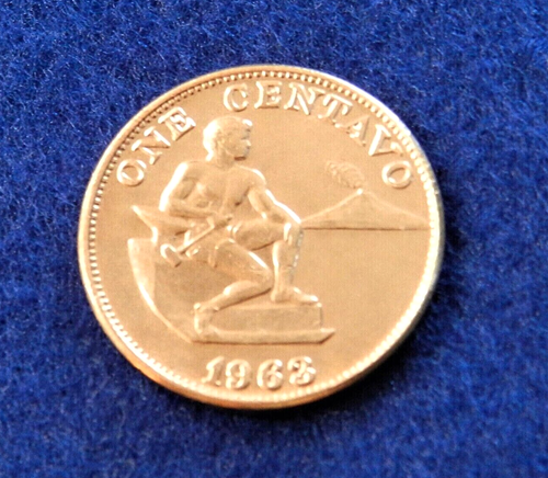 1963 Philippines 1 Centavo - Nice Full Luster Coin - See Pictures - Picture 1 of 2