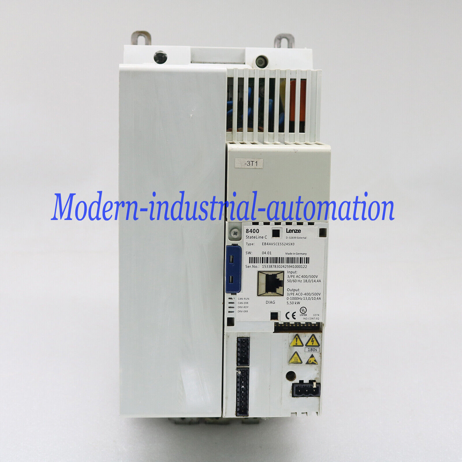 ONE USED LENZE INVERTER E84AVSCE5524SX0 #F22