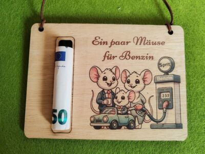 Spritgeld Geldgeschenk Benzin Benzingutschein Geburtstag Geld zum tanken Sprit