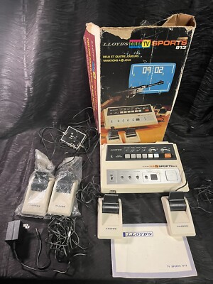 Lloyd's TV Sports 813 In Box Vintage Console System - Untested RARE