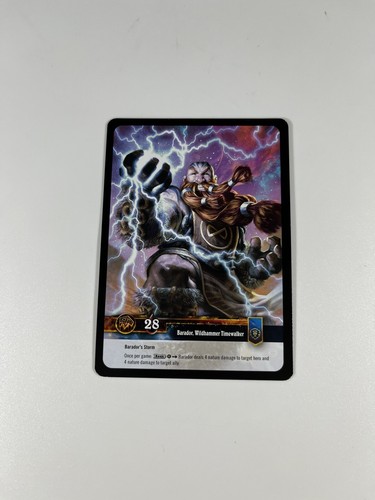 Barador Wildhammer Timewalker World of Warcraft TCG: Timewalkers Foil Hero Card - Picture 2 of 6