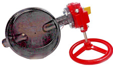 MECH XD381X-300 Grooved Butterfly Valve 10", Tamper Switch - New, Wiring Damage