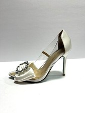 Betsey Johnson Womens Moxie Pump Heel Ivory 8 M