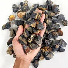 Black Onyx Stones - Bulk Raw Crystals from Brazil - Rough Stones Wholesale