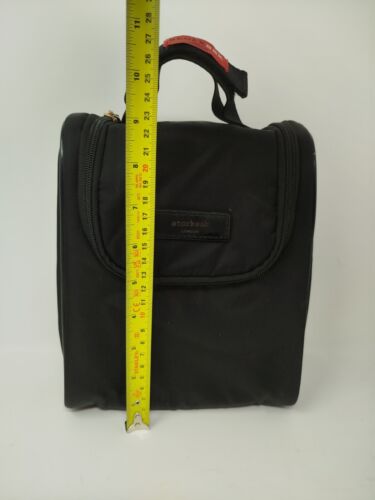 Small Storksak Baby Changing Bag Accessory Pack 19x 23x 10cm- Black & Gold- VGC - Picture 6 of 7