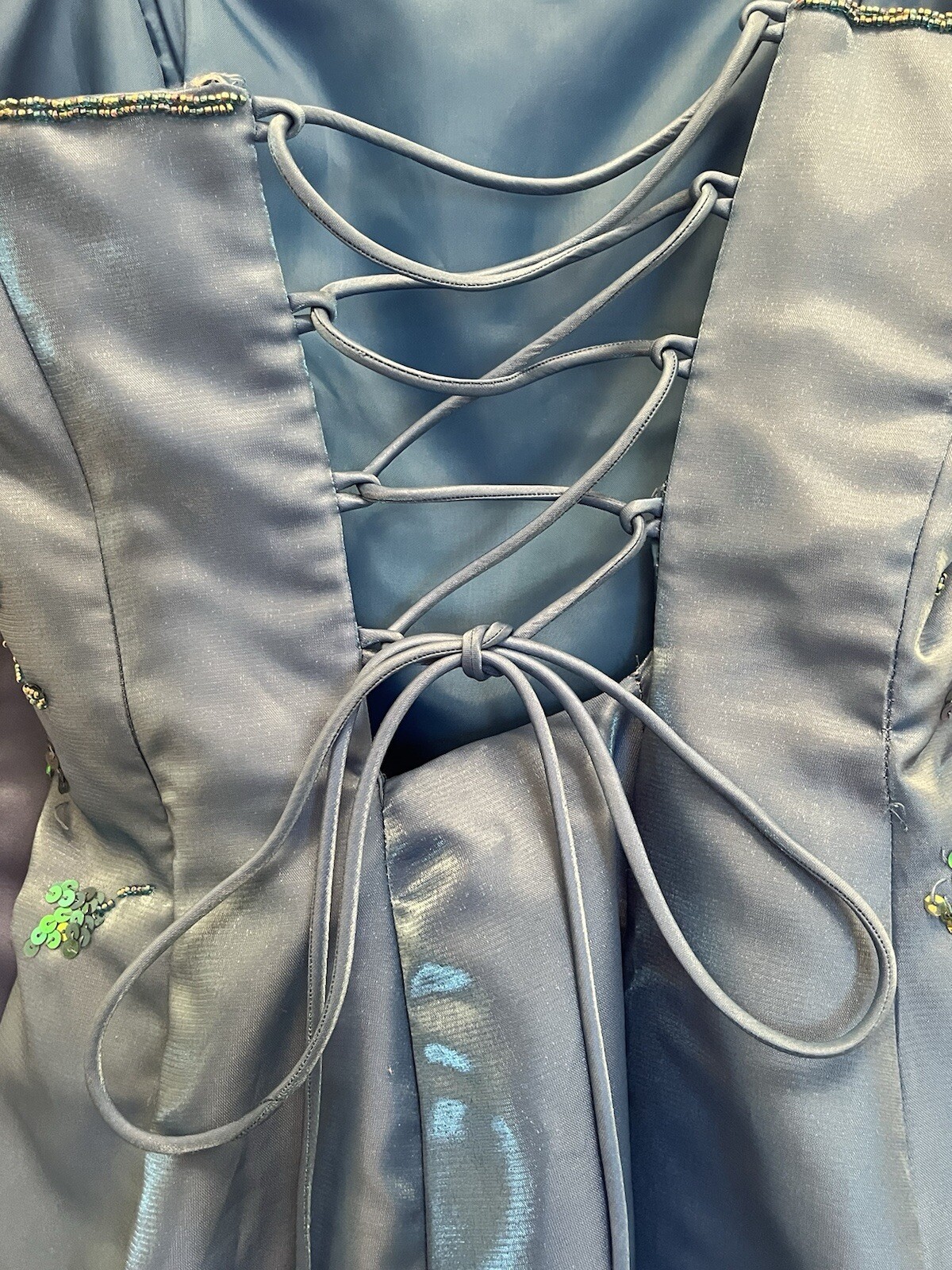 Blue Prom Dress Worn Once On Cruise