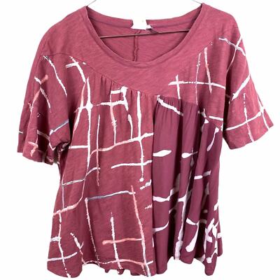 Anthropologie Akemi Kin Top Contrast Panels