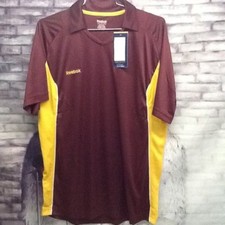 Reebok Men's Play Dry Polo Golf Shirt Moisture Wicking Control Small S