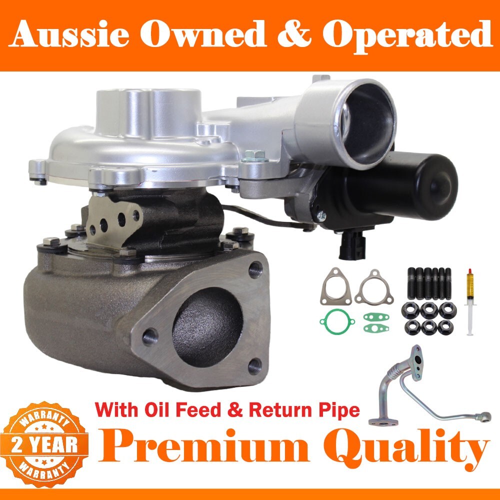 Turbo Charger With Genuine Oil Feed Pipe For Toyota LandCruiser Prado 1KD-FTV 3.