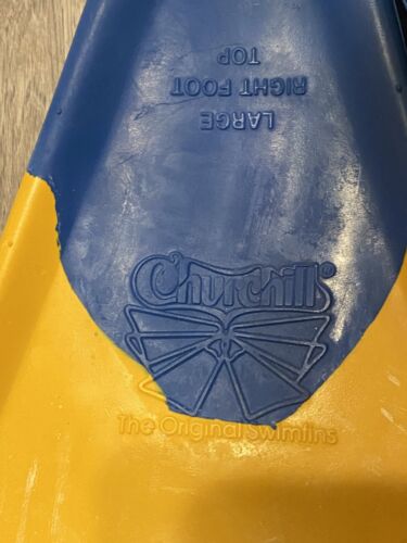Churchill Makapuu Swimfins originali taglia Large (11-12,5) Swimfins originali - Foto 3 di 9