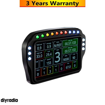 ODDOR 5inch LCD SIM Racing Dashboard Dash Screen for FANATEC Simagic Wheel Bases