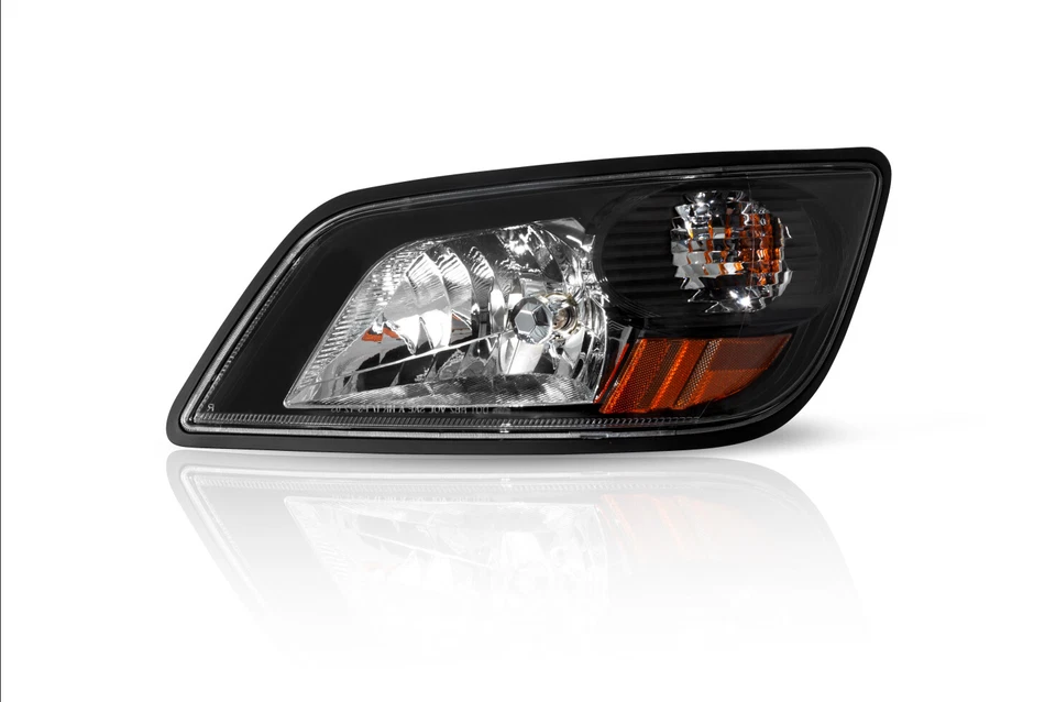 Pair Fit For 2006 - 2020 Hino 238 258 268 338 165 185 Headlight with Bulb Black - Изображение 3 из 4