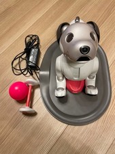 Sony aibo ERS-1000 Ivory White Robot Dog Box Charging Station Bone Ball Include
