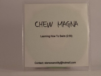 CHEW MAGNA LEARNING HOW TO SWIM (F8) 1 Track Promo CD Single including Picture S