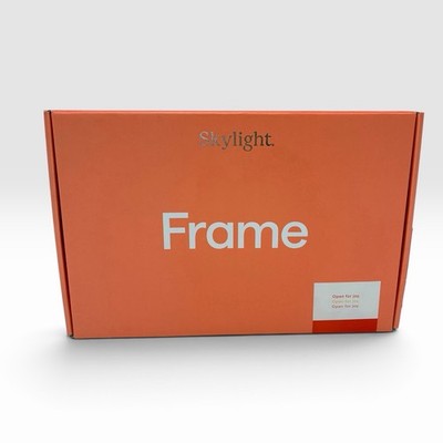 Skylight Frame 10  WiFi Digital Photo Frame Black 100-FRM Open Box Tested