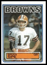 1983 Topps #257 Brian Sipe Cleveland Browns NM+