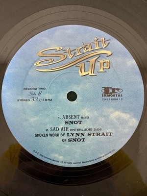 未開封 STRAIT UP 2LP US盤 2000年 SNOT トリビュート Snot Tribute Strait Up 2LP Vinyl 2000 Sealed Rare Original