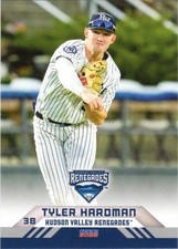 TYLER HARDMAN 2022 Hudson Valley Renegades #12 Oklahoma Sooners Yankees 🔥