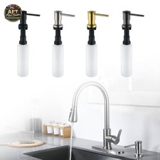Ruiling 17 oz. Soap Dispenser Brushed Nickel Sink Mount