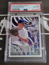 Jacob DeGrom 2020 Panini Donruss Optic Illusions #OI1 PSA 10* GEM MT