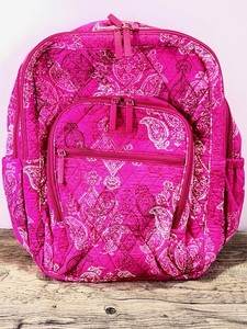 Vera Bradley Pink Paisley Backpack | eBay display picture 1