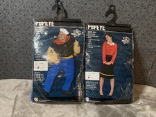 Fun World Popeye L and Olive Oyl XL Adult Character Costumes